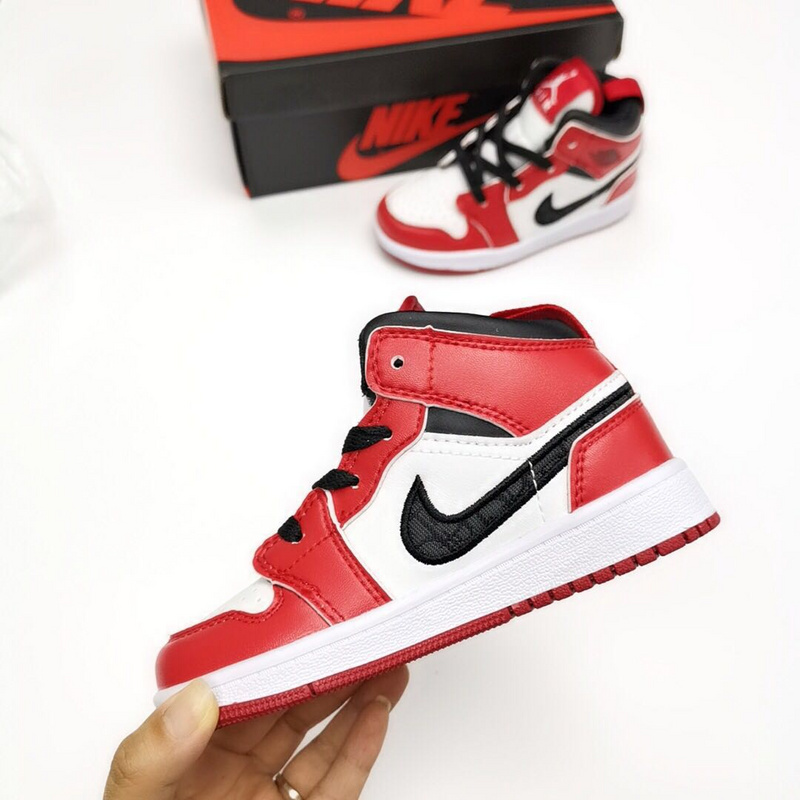 Jordan Air Jordan Air Jordan 1 MID Super Meng Children_s Shoes Official Limited Collars AJ1 help small sneakers code 24 --- 35-13e1086f